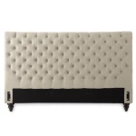 Swanson Queen Sand Upholstered Headboard - Image 3