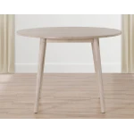 Willow 42″ Round Dining Table, Tan - Image 2