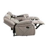 Tyson Sofa, Manual Reclining, Drop-down Console And Power Strip, Glider - Image 10