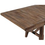 Riverdale Trestle Table With 4 Upholstered Side Chairs - Image 11