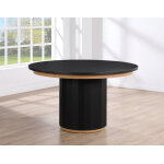 Magnolia Polygonal Circular Table Base, Black - Image 4