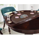 Tournament, Game Table And Chairs, 6-piece, Brown(table & 4 Side Chairs) - Image 4