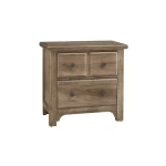 Cool Farmhouse Night Stand - 2 Drwr - 800-227