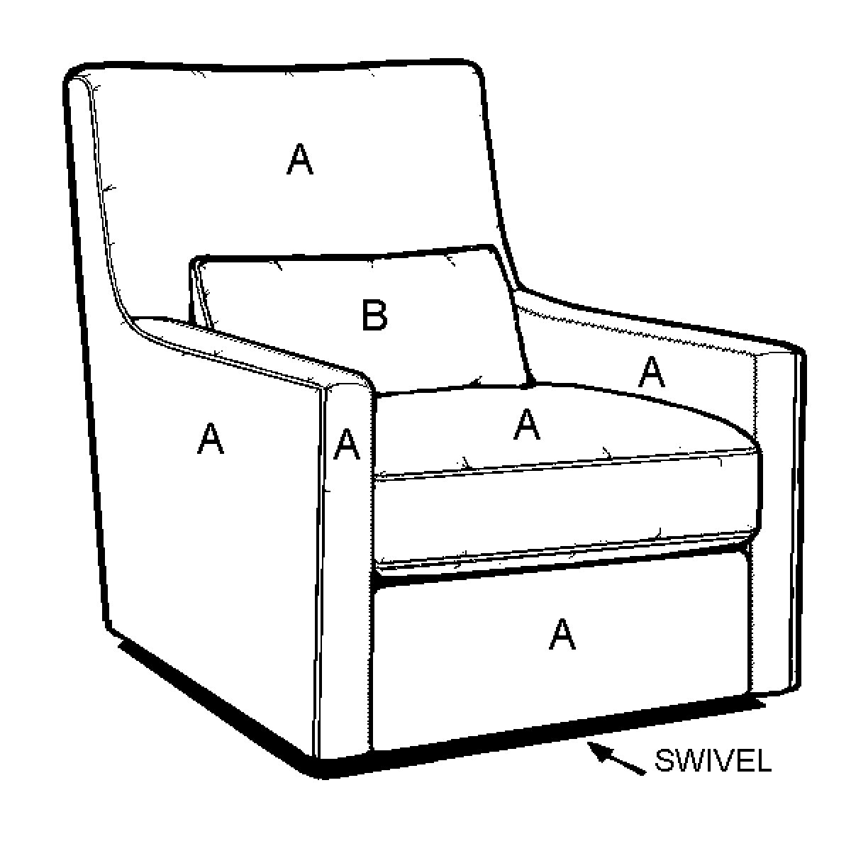 8629d6b69e39a154cd63bc5d9e13c737 7543 Swivel Chair - Image 1