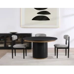 Magnolia Polygonal Circular Table Base, Black - Image 3