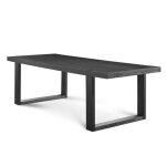 Yves 5 Piece Dining Set (table & 4 Grey Performance Side Chairs) - Image 15