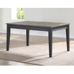 Raven Noir 6 Piece Dining Set (table, Bench & 4 Side Chairs) - Image 3