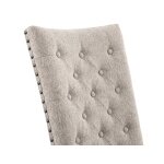 Riverdale Trestle Table With 4 Upholstered Side Chairs - Image 8