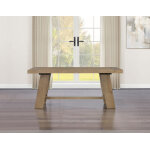 Orinda Rustic Modern Double Pedestal Base - Image 4