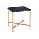Daxton Faux-marble Top End Table - Image 4