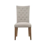 Riverdale Trestle Table With 4 Upholstered Side Chairs - Image 2