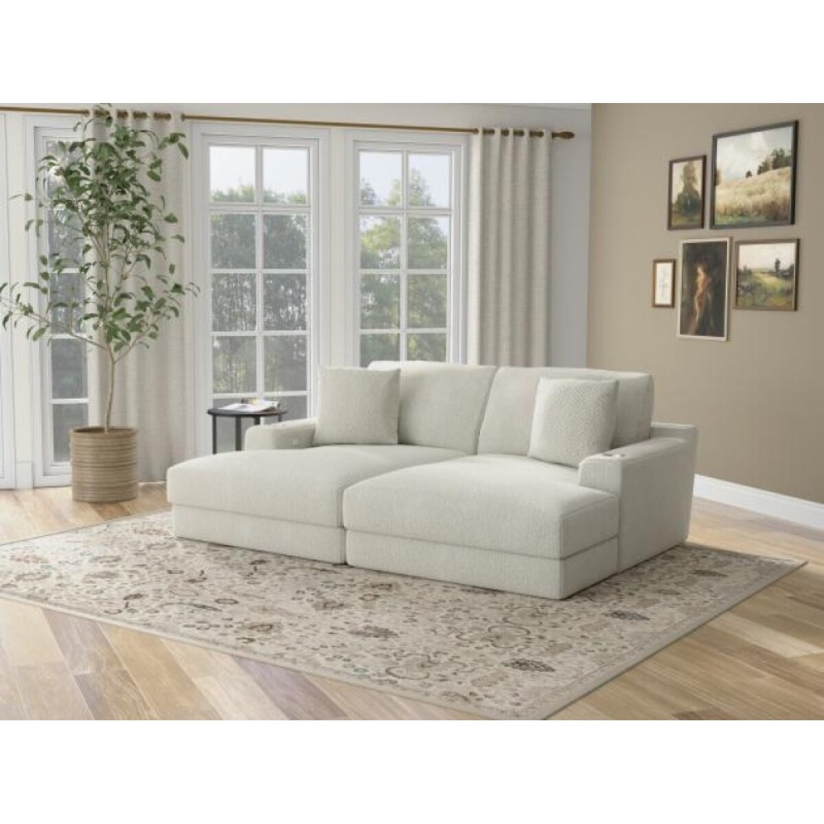 89c343edb52bf2c6cbd68373df2249a0 Cozy 3445 RSF Chaise w/USB - Image 1