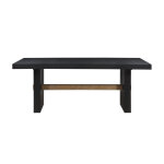 Aubrey 78-96″ Table Top W/18-inch Leaf, Black - Image 9