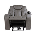 Daniel Triple Power Home Theater Leather Recliner With Built-in Speakers - Image 8