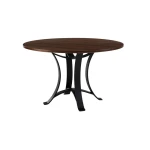 Crafted Cherry Dining By Ben & Erin Napier 48 Inch Round Table W/ Metal Base - 150-048-200