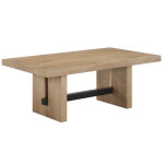 Aubrey, 48″ Cocktail Table, Driftwood Finish - Image 4