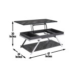 Roma, Lift-top Cocktail Table - Image 11