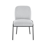 Conrad Upholstered Side Chair With Black Leg - Image 4