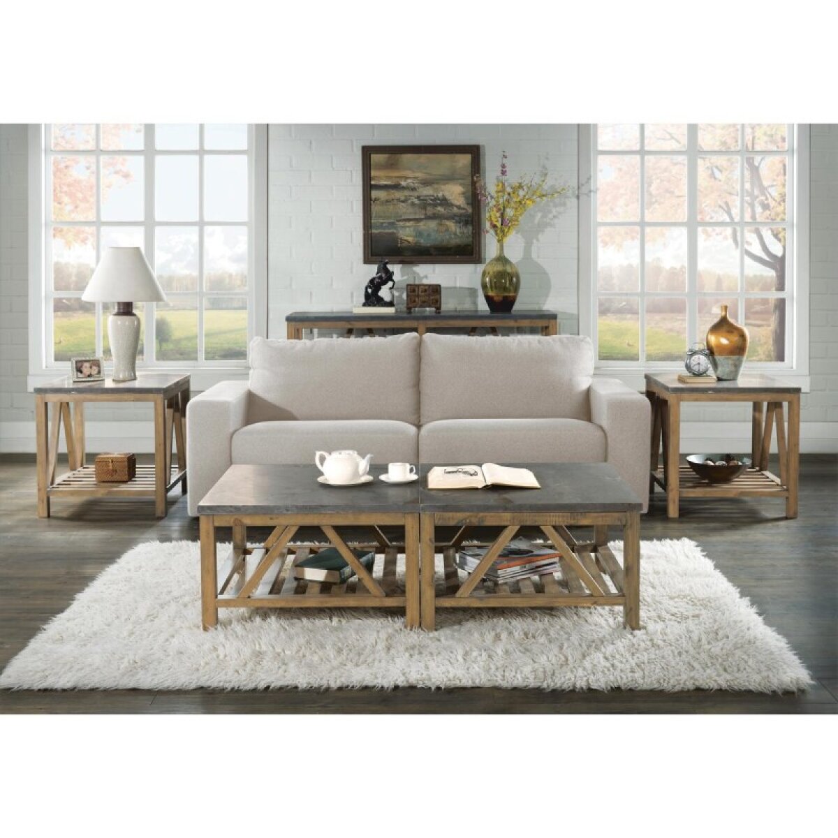 8e8d4265276a37743c5025077f54b34d Weatherford Rectangle Side Table - Image 1