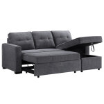 Noah Flippable, Convertible Storage Sleeper Chofa, Gray - Image 19