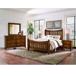 Maple Road Cal King Slat Poster Bed - Image 6