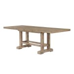 Napa 108-inch Counter Table With/2 18-inch Leaves, Sand - Image 3