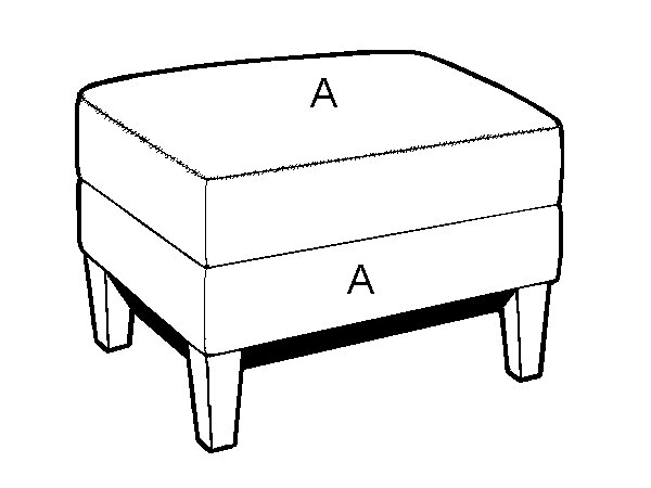 2467 Ottoman - Stationary chair program