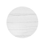 Carena 52-inch White Marble Dining Table Top