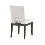 Evan 5-piece 78-96-inch Dining Set With 4 Eggshell Linen-look Side Chairs - Image 12