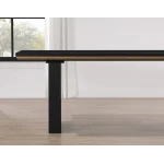 Magnolia Modern Double Pedestal Base, Black