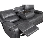 Keily Sofa, Manual Reclining, Drop-down Console, Grey - Image 10