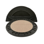 Rylie Folding Game Table Top, Black Finish With Sand Vegan Leather - Image 8