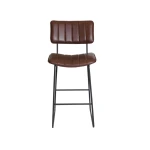 Tribeca 24″ Commercial Grade Counter Stool, Cordovan Vegan Leather - Image 4