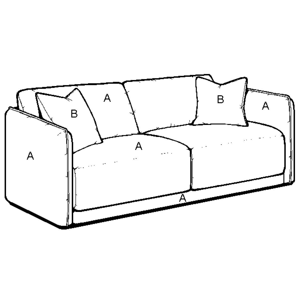 94aa21d1041557726391cd84a26e80de 2116-01 Sofa - Image 1