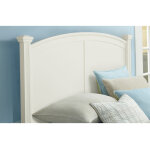 Bonanza Queen & King Poster bed - White Finish - Image 3
