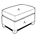 2626P Ottoman - Stationary chair program
