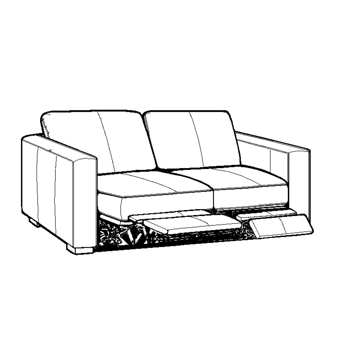 98908d4822468c2cdbb2403f82632f69 M3900P-01 Power Sofa - Image 1