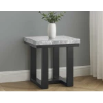 Lucca, End Table, Gray Marble Top