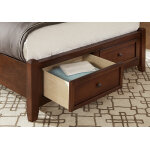 Bonanza UPHOLSTERED STORAGE BED - GREY - Image 4