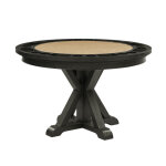 Rylie Trestle Table Base, Black Finish - Image 12