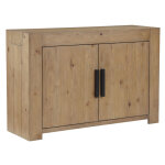 Aubrey Waxed Driftwood 7-piece 78-96″ Dining Set - Image 13