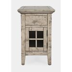 Rustic Shores Power Chairside Table