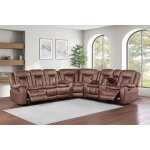 Morello Brown Sectional Motion Collection