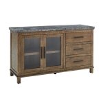 Grayson Gray Marble Top Server - Image 5
