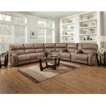 Fandango Power Headrest Loveseat with Pillows - Image 4