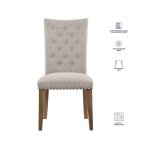 Riverdale Trestle Table With 4 Upholstered Side Chairs - Image 18