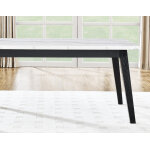 Vida 6-piece White Marble Dining Set - Image 5