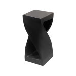 Solana Solid Wood Accent Table, Black Finish - Image 3