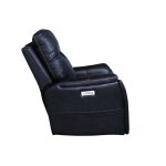 Lexington Triple-power Media Recliner, Ocean Blue - Image 13
