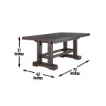 Napa 108-inch Dining Table With 2/18-inch Leaves - Image 7